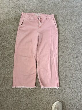 Liverpool Dusty Pink Straight-Leg Jeans